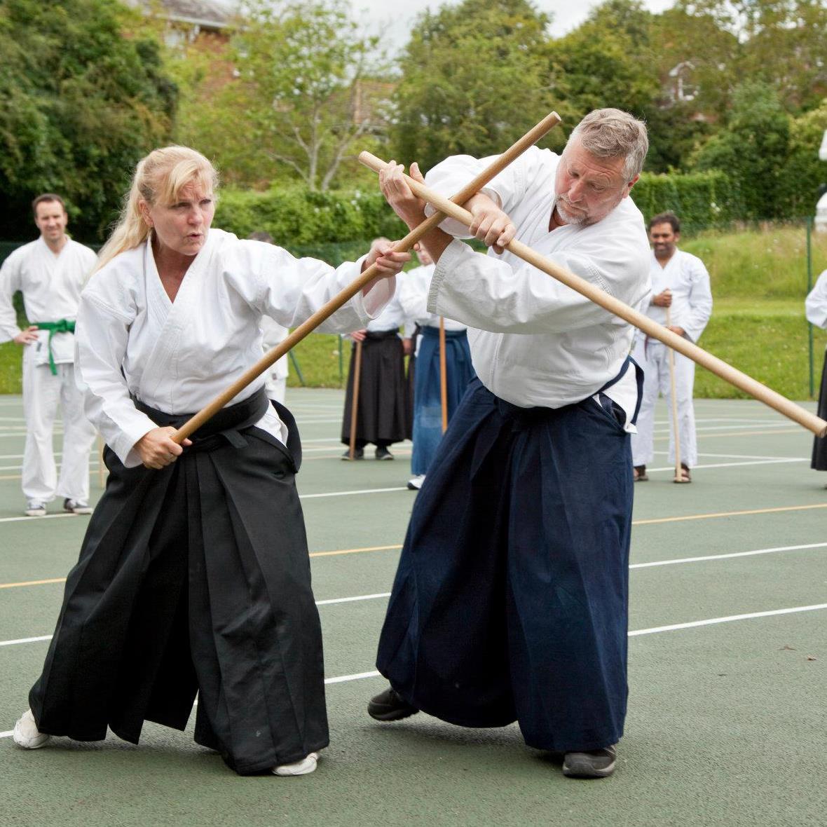 Aikido dojo training space