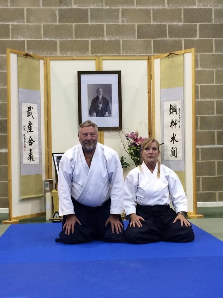Shomen altar in the dojo